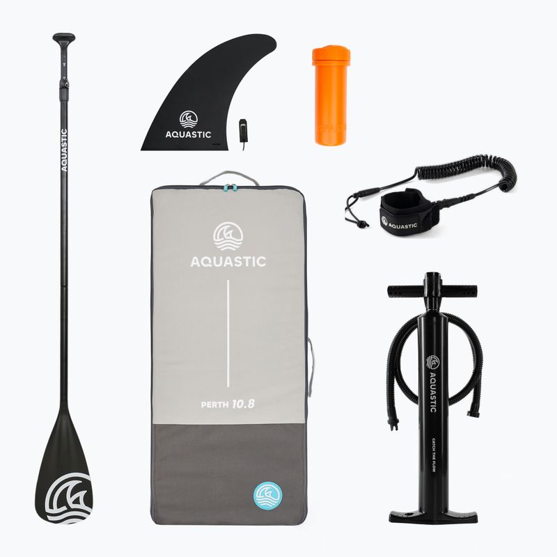 Set placă SUP gonflabilă AQUASTIC Perth 10'8" all-round blue 15