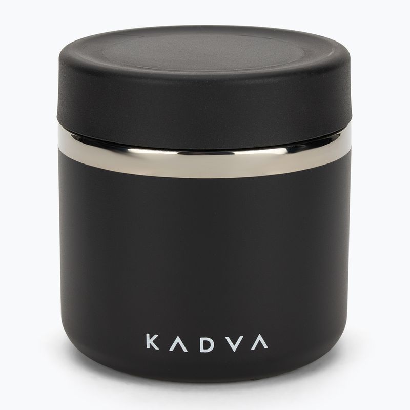 Recipient termoizolant pentru prânz KADVA Eater 600 ml negru