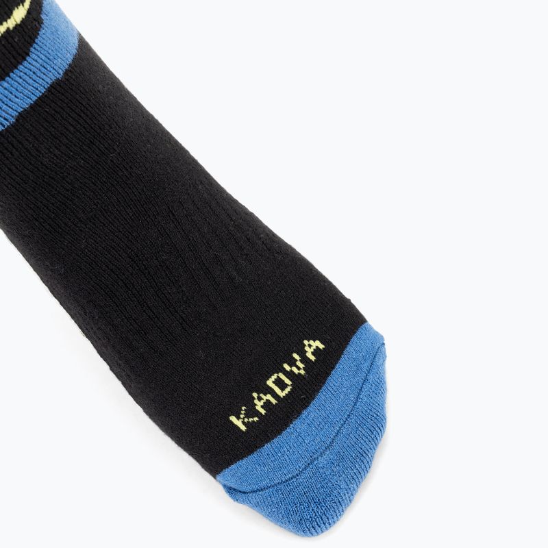 Skarpety narciarskie KADVA Woolan Jrb czarny/niebieski 5