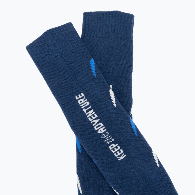 Șosete de schi KADVA Woolan bleumarin 7