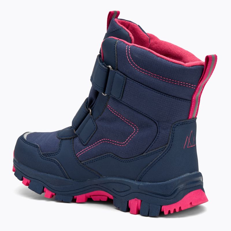 Cizme de zăpadă pentru copii KADVA Snowey Mid WaterProof bleumarin/fucsia 4