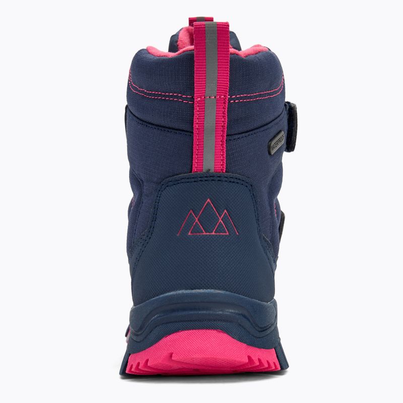 Cizme de zăpadă pentru copii KADVA Snowey Mid WaterProof bleumarin/fucsia 7