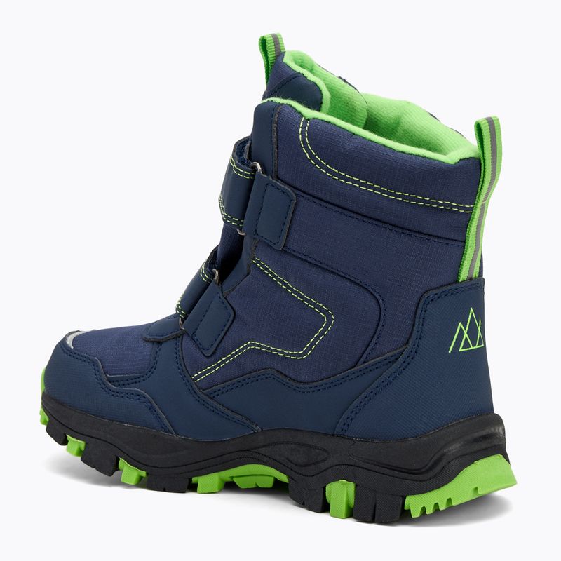 Ghete pentru copii KADVA Snowey Mid WP bleumarin/verde 4