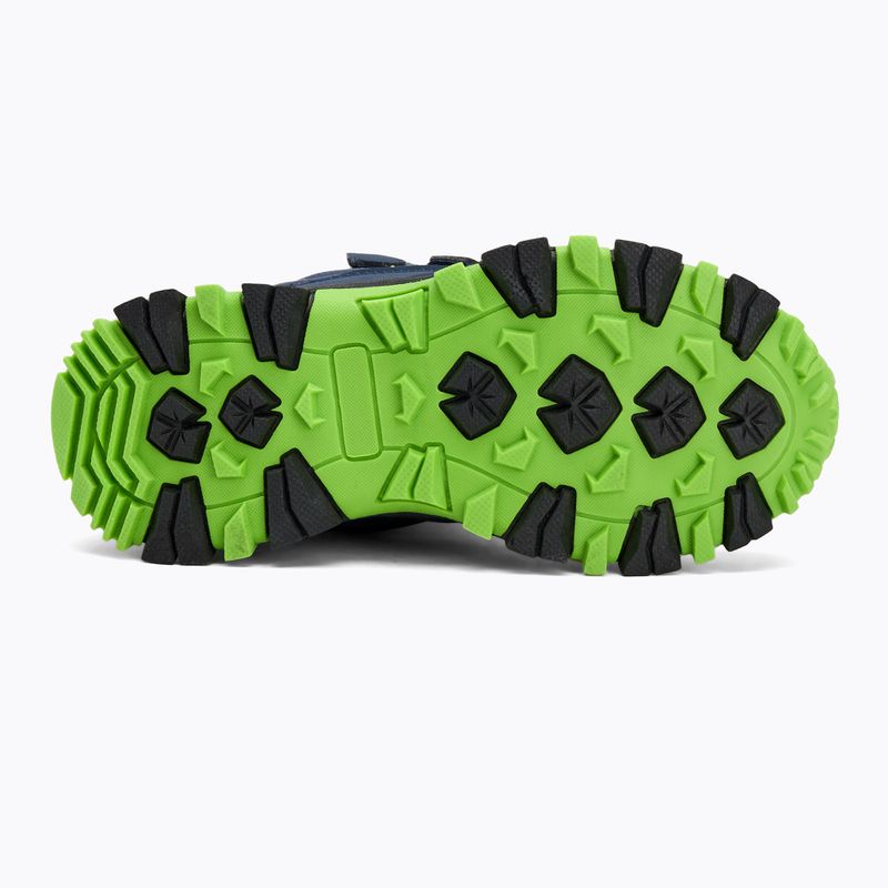 Ghete de zăpadă pentru copii KADVA Snowey Mid WaterProof bleumarin/verde 5