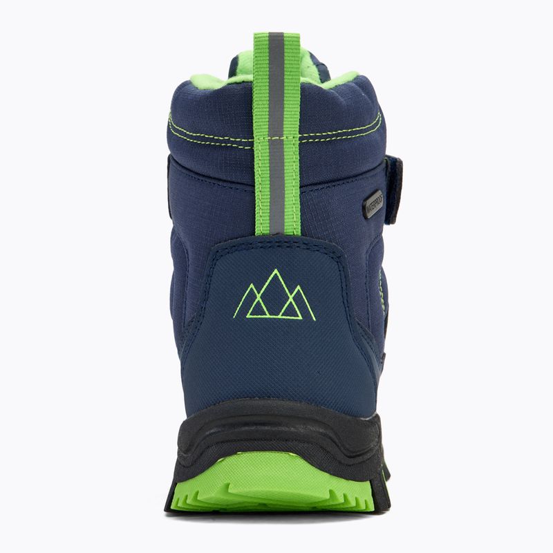 Ghete de zăpadă pentru copii KADVA Snowey Mid WaterProof bleumarin/verde 7