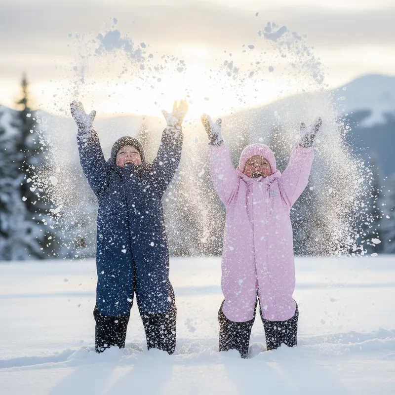 Costum de schi pentru copii KADVA Kiko Jrb albastru marin 9