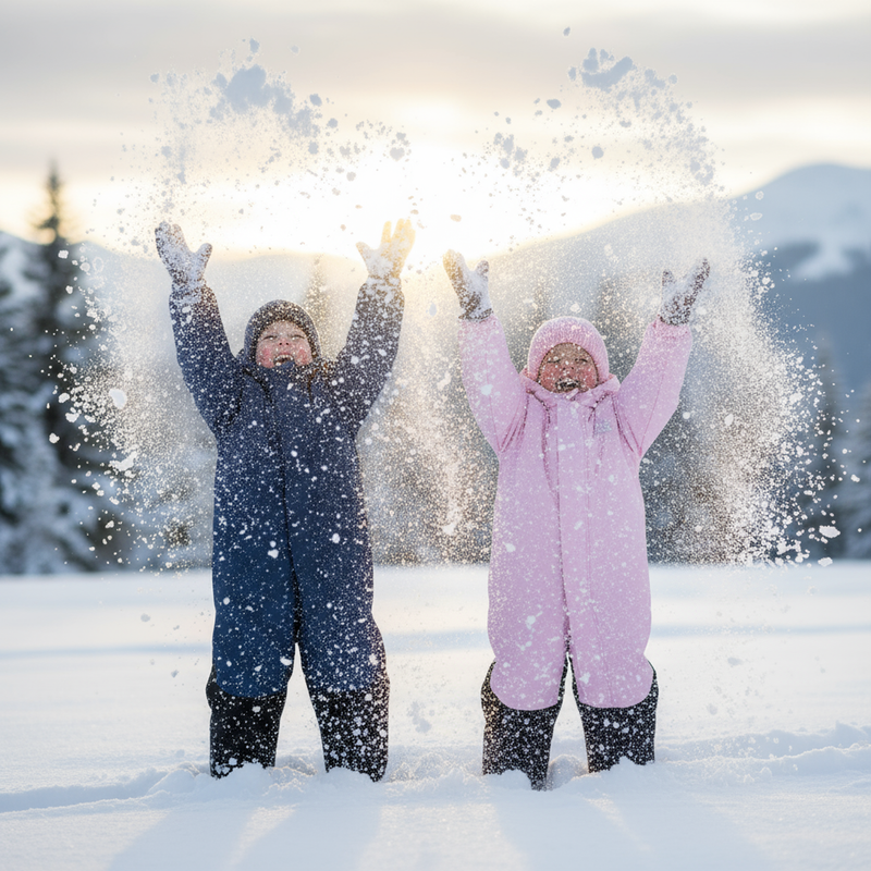 Costum de schi pentru copii KADVA Kiko Jrg roz 9