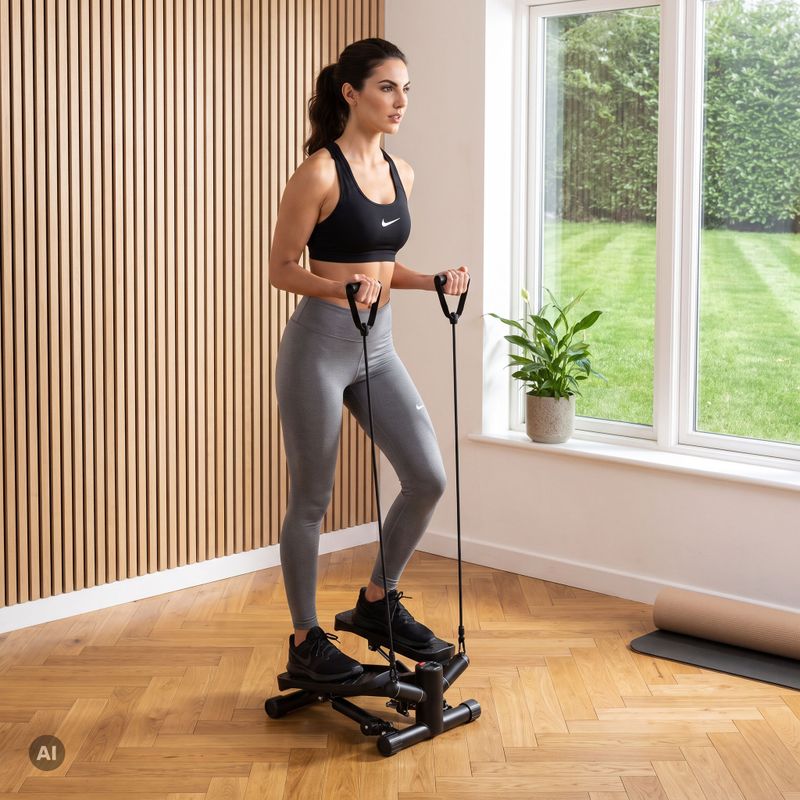 Stepper rotativ XTREXO FS200 negru 5