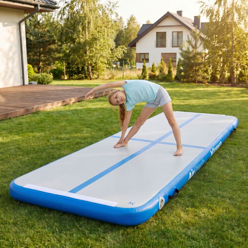 Traseu de gimnastică XTREXO 300 x 10 cm alb 12