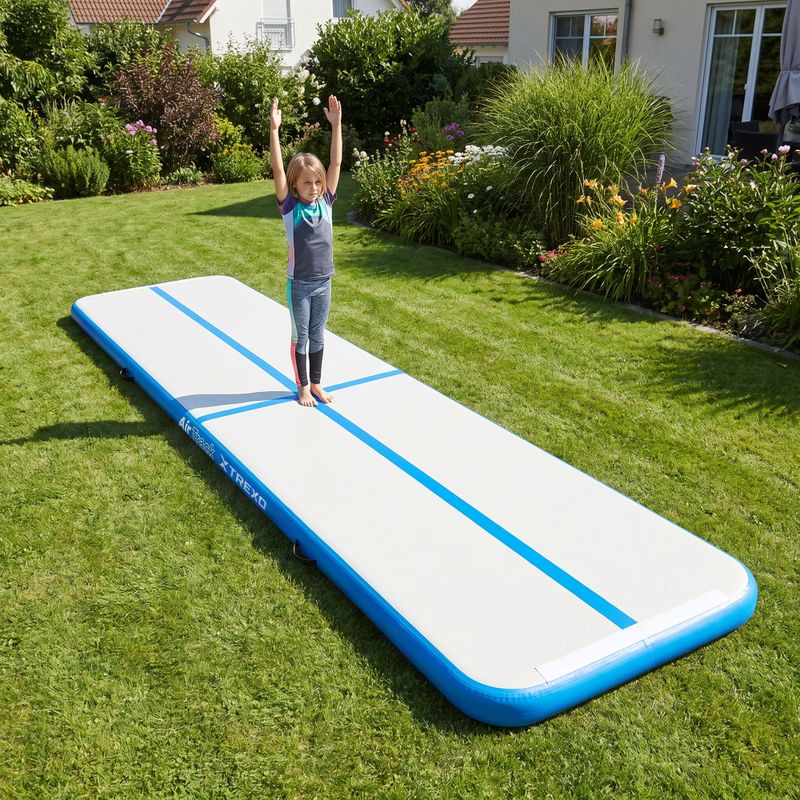 Traseu de gimnastică XTREXO 400 x 10 cm alb 10