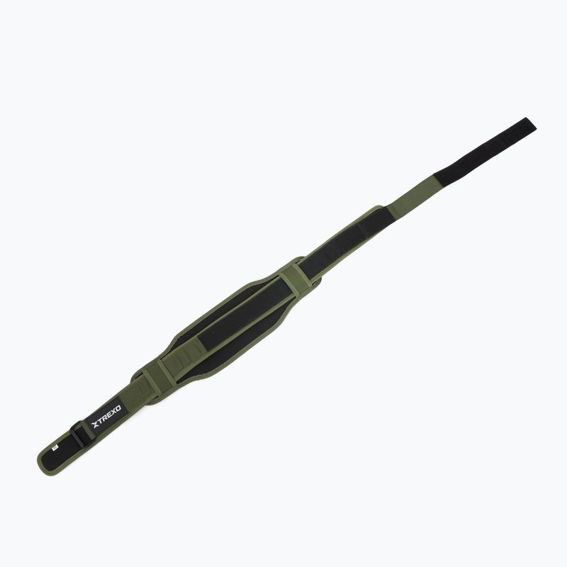 Centură pentru ridicarea greutăților XTREXO neopren verde 6