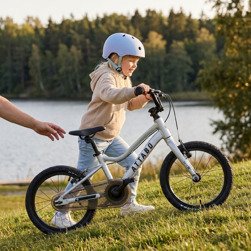 Bicicletă pentru copii ATTABO EASE 16" 7,3 kg silver 3