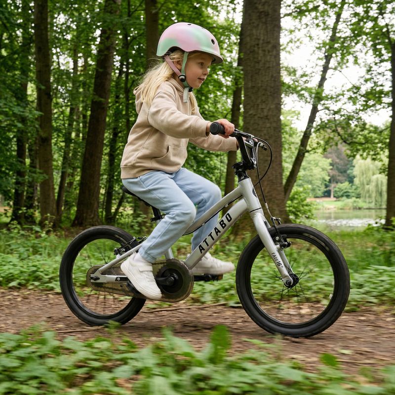 Bicicletă pentru copii ATTABO EASE 16" 7,3 kg silver 5