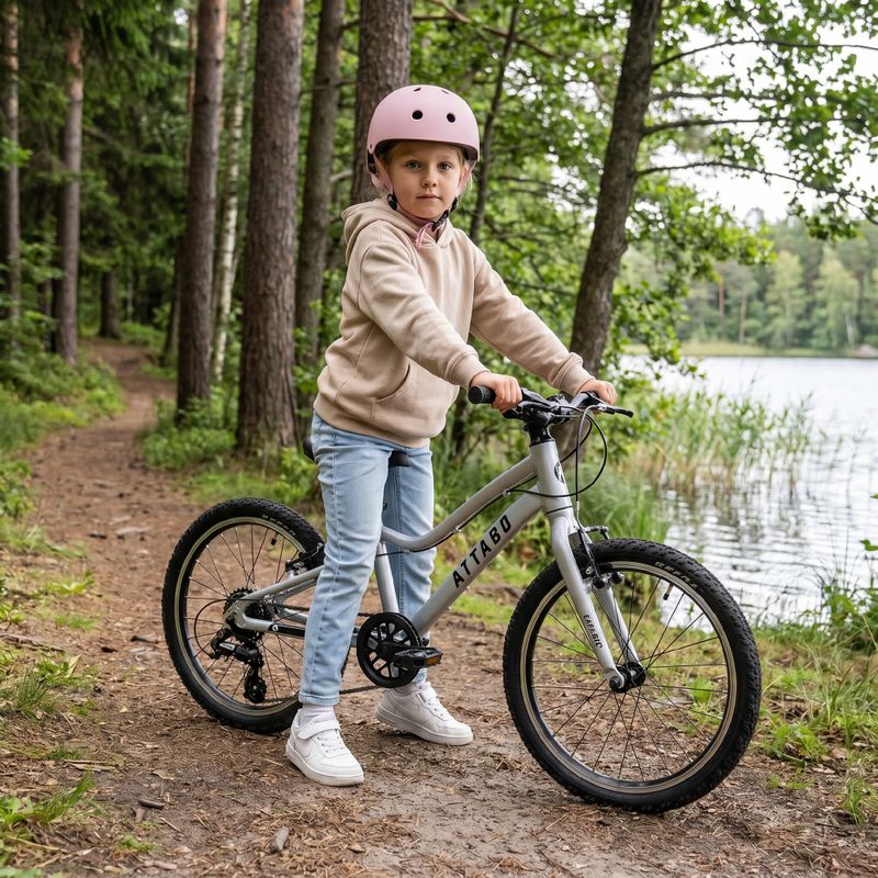 Bicicletă pentru copii ATTABO EASE 20" 9,1 kg silver 3