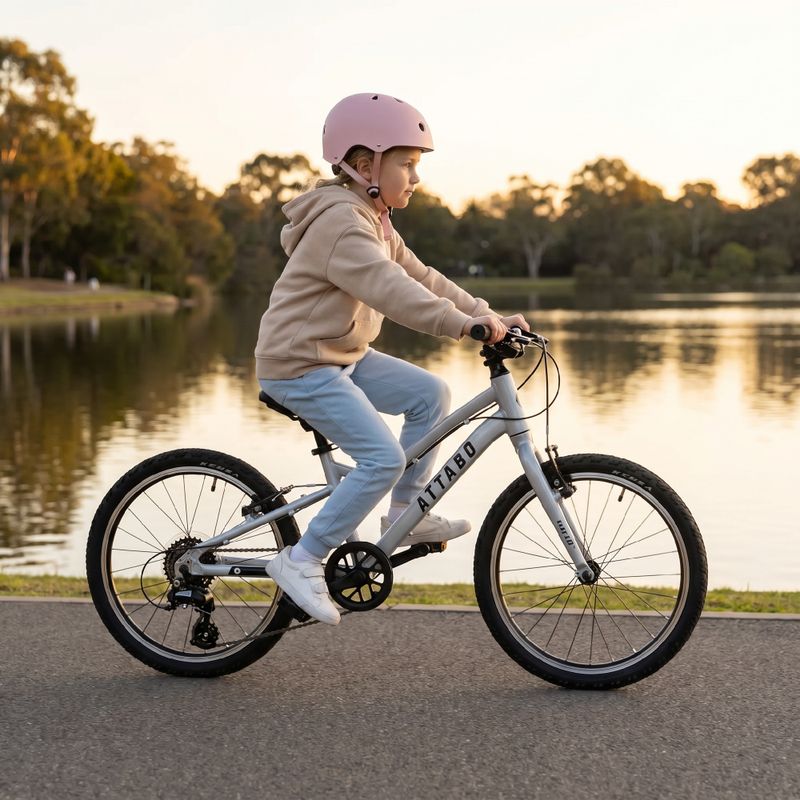 Bicicletă pentru copii ATTABO EASE 20" 9,1 kg silver 6