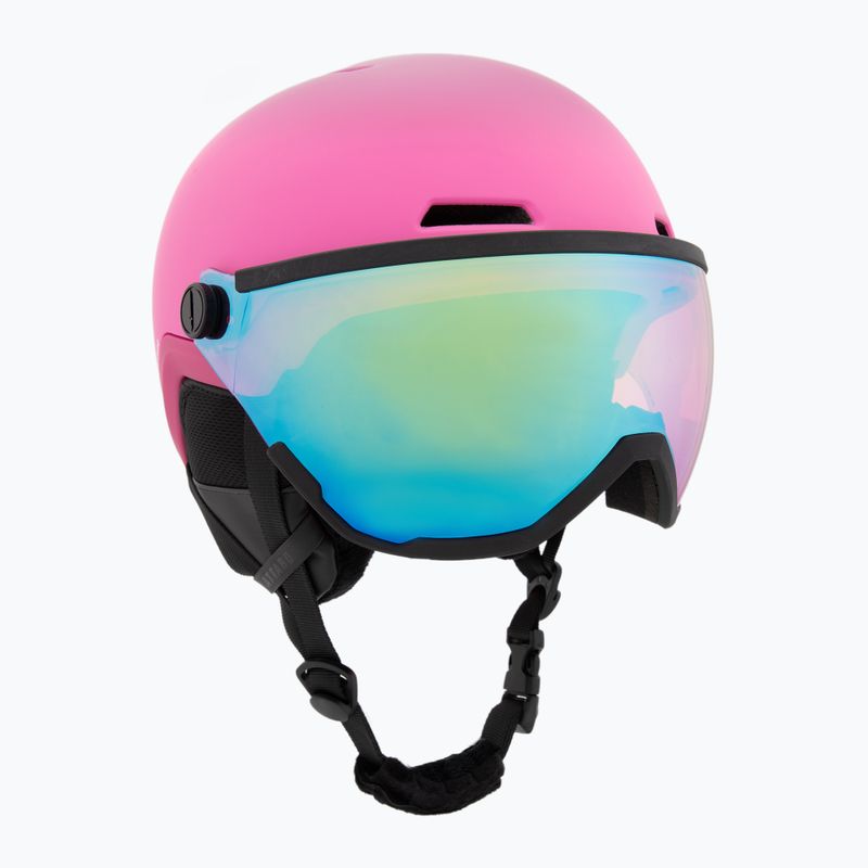 Cască de schi pentru copii ATTABO Avens 2.0 Jr Visor pink