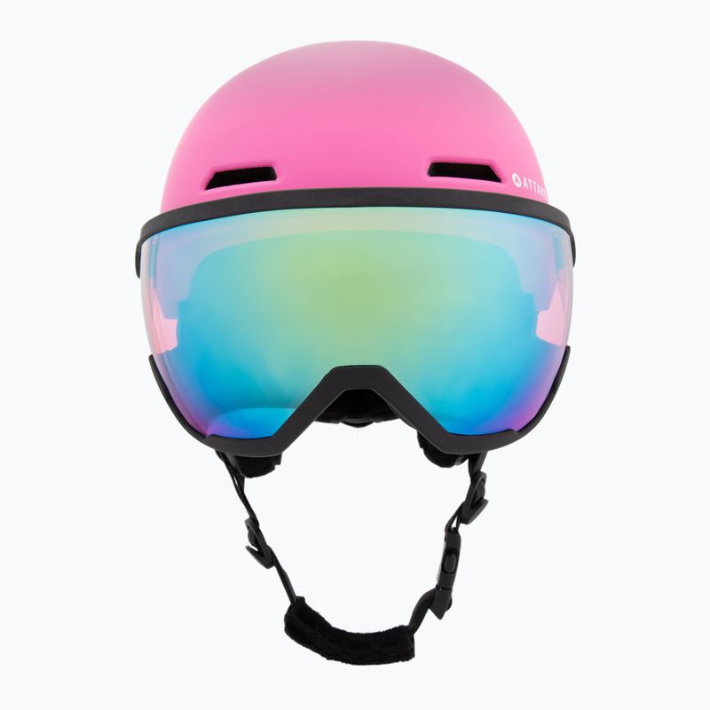 Cască de schi pentru copii ATTABO Avens 2.0 Jr Visor pink 4