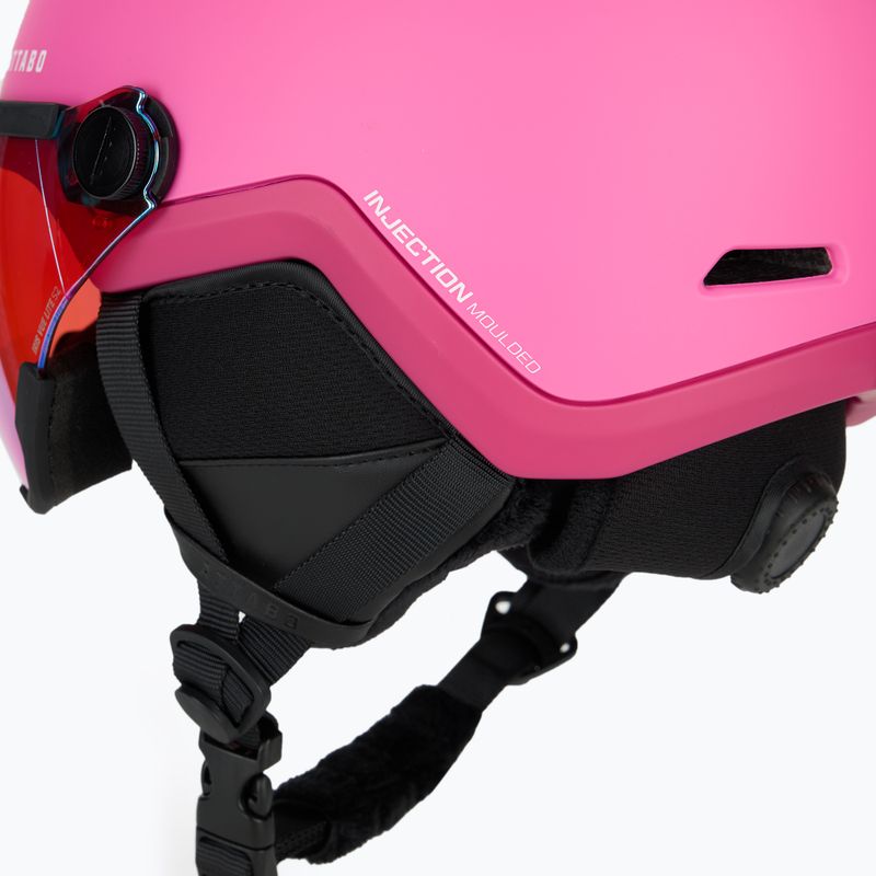 Cască de schi pentru copii ATTABO Avens 2.0 Jr Visor pink 10