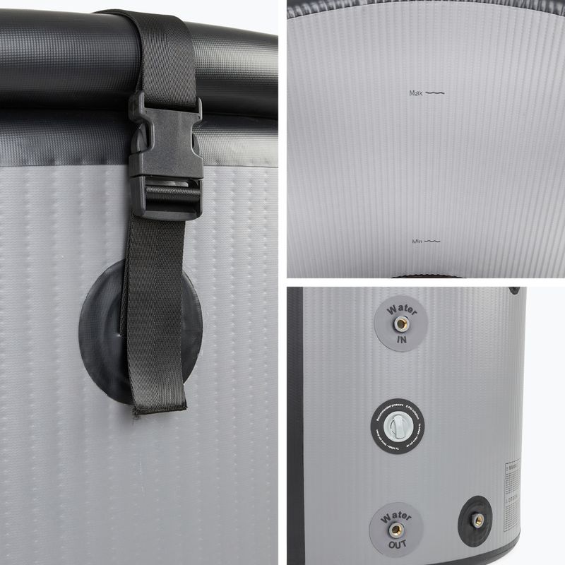 Bazin pentru băi reci AQUASTIC BrrFree 382 l dropstitch gray 12