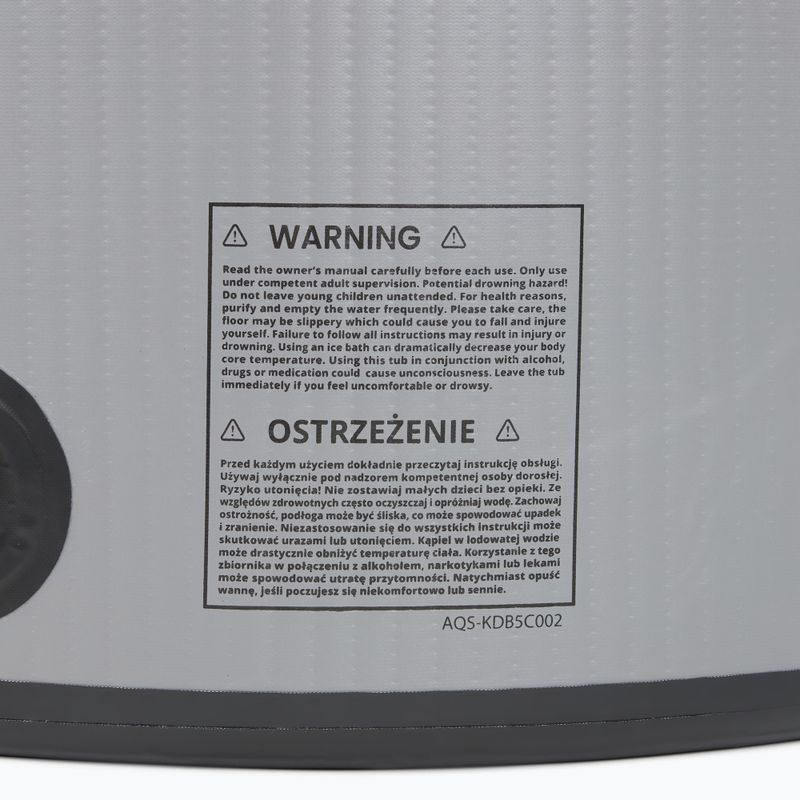 Bazin pentru băi reci AQUASTIC BrrFree 382 l dropstitch gray 15