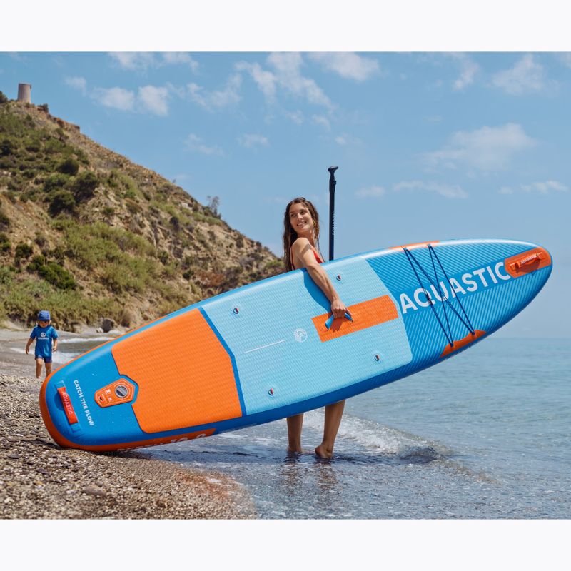 Set placă SUP gonflabilă AQUASTIC Perth 10'8" all-round blue 21