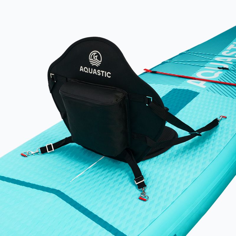 Set placă SUP gonflabilă AQUASTIC Perth Pro 11'2" all-round green 11