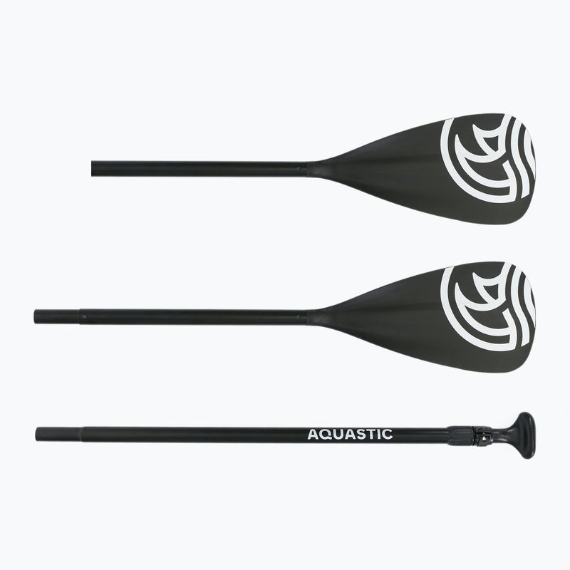Set placă SUP gonflabilă AQUASTIC Perth Pro 11'2" all-round green 13