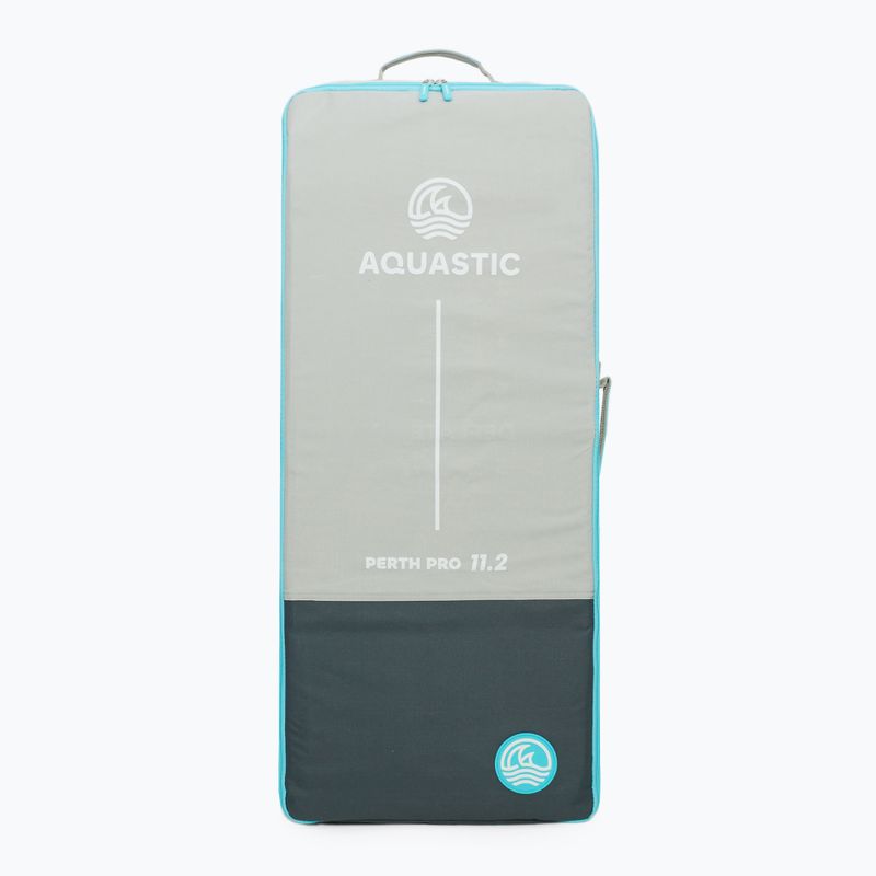 Set placă SUP gonflabilă AQUASTIC Perth Pro 11'2" all-round green 14
