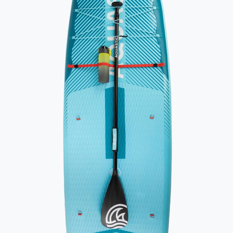 Set placă SUP gonflabilă AQUASTIC Perth Pro 11'2" all-round green 17