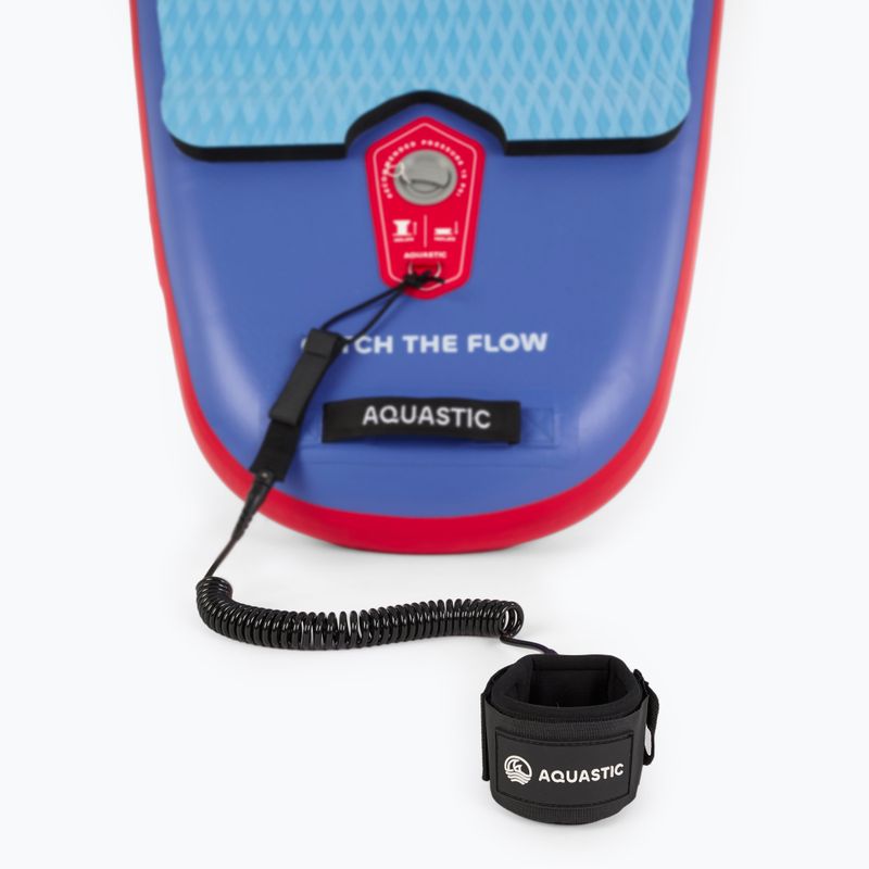 Set placă SUP gonflabilă AQUASTIC Perth Pro 11'2" all-round blue 12