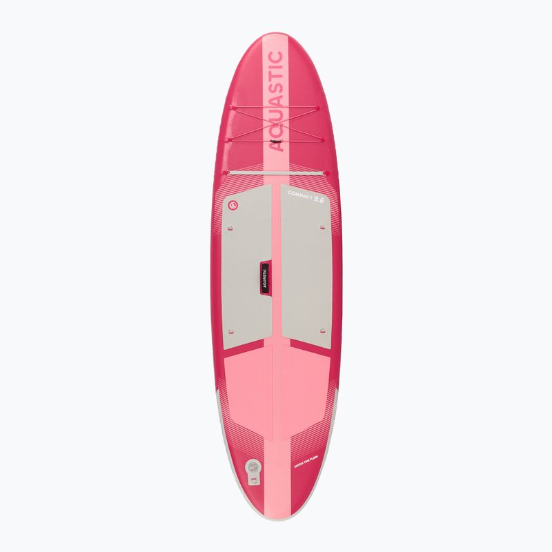 Placă SUP AQUASTIC Compact 9'6" roz 2