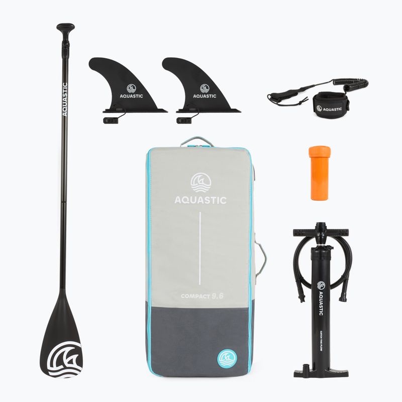Placă SUP AQUASTIC Compact 9'6" roz 16