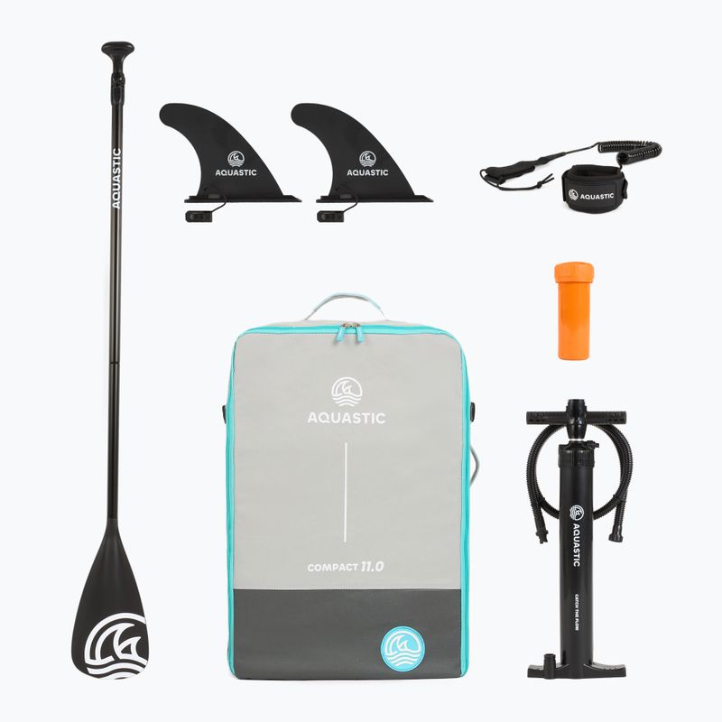 Set placă SUP gonflabilă Compact 11'0" albastru 17