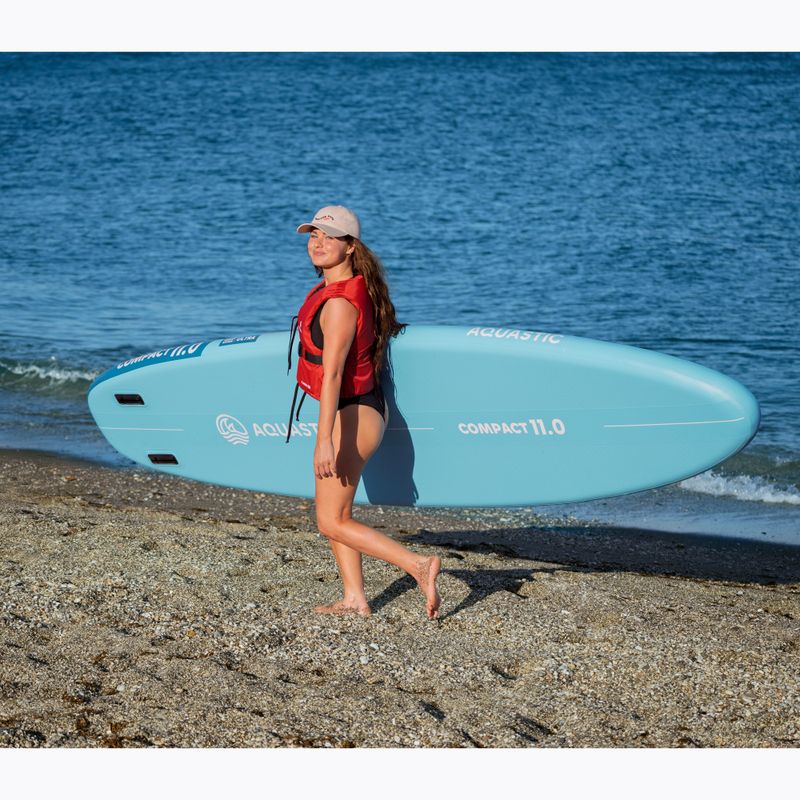 Set placă SUP gonflabilă Compact 11'0" albastru 20