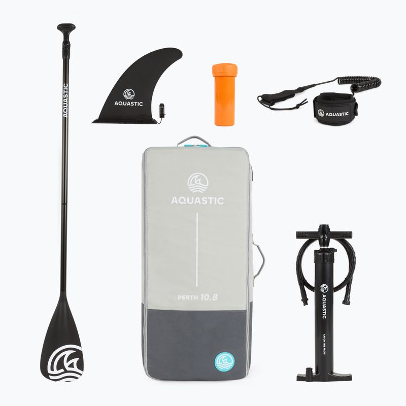 Set placă SUP gonflabilă AQUASTIC Perth 10'8" allround dark blue 17