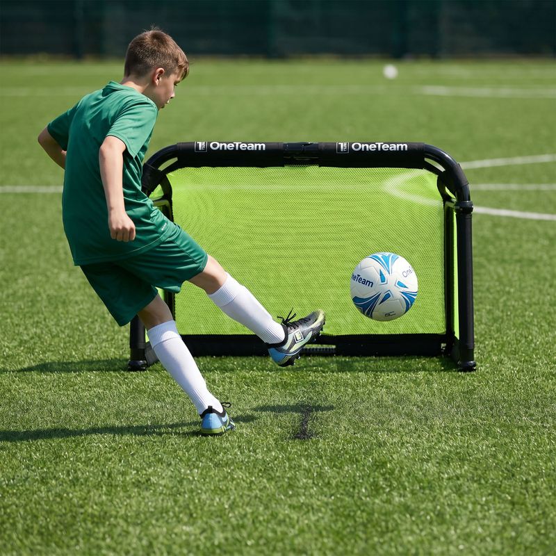 Poartă de fotbal OneTeam Swiftgoal 120 x 70 cm black/green 3