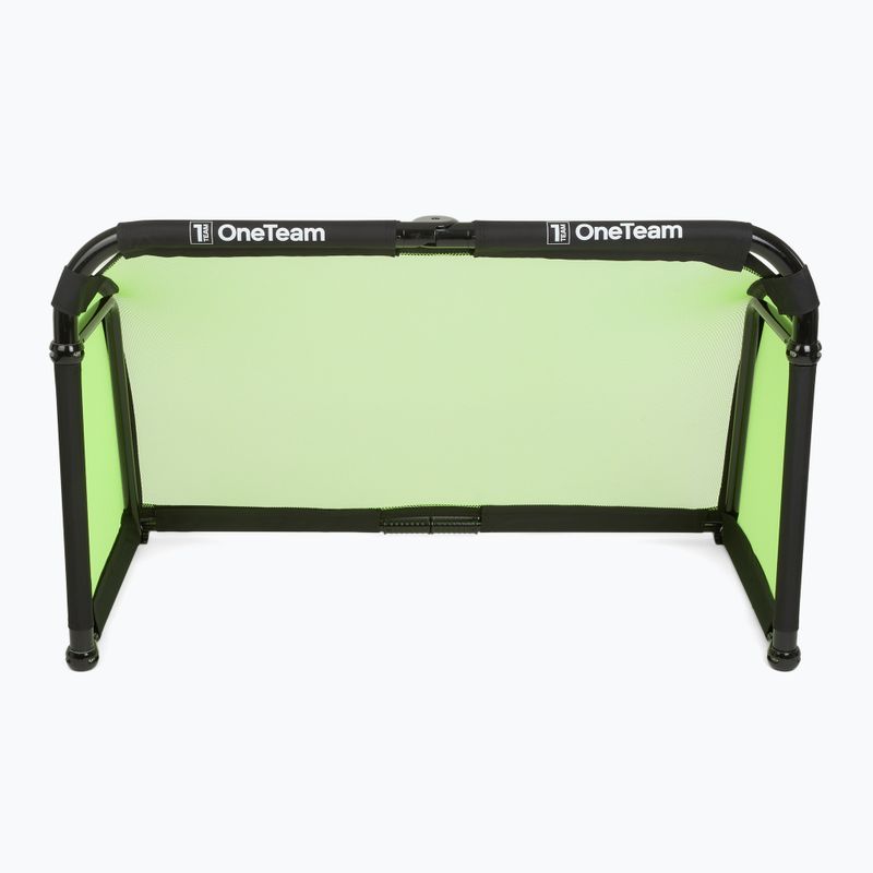 Poartă de fotbal OneTeam SWIFTGOAL 150 x 90 cm foldable black/green 4
