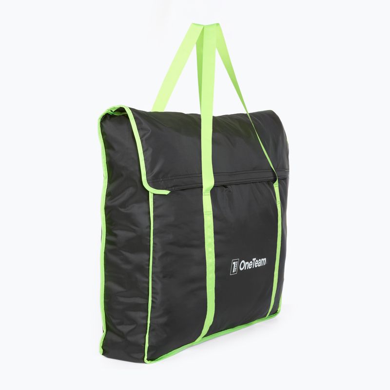 Geantă pentru transport poartă OneTeam Swiftgoal 150 x 90 cm negru/verde 2