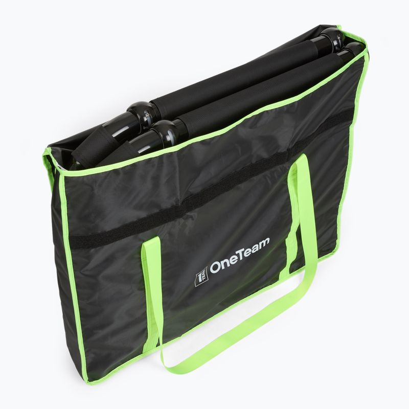 Geantă pentru transport poartă OneTeam Swiftgoal 150 x 90 cm negru/verde 7