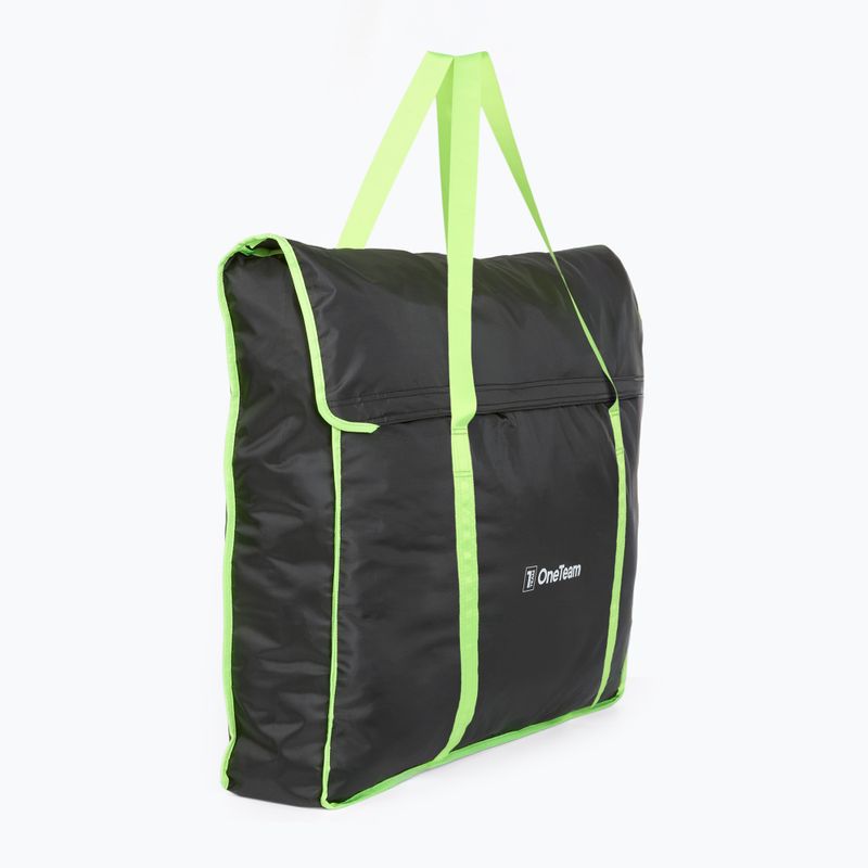 Geantă pentru transport poartă OneTeam Swiftgoal 180 x 120 cm negru/verde 2
