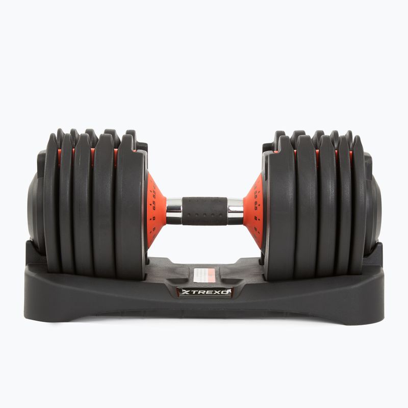 Ganteră reglabilă TREXO 24kg EVO black 3