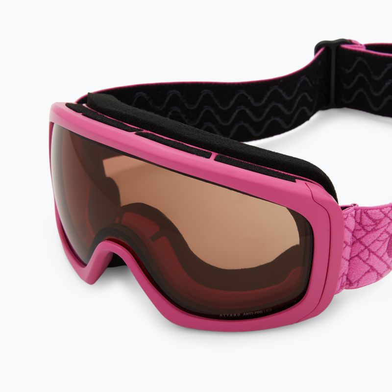 Ochelari de schi pentru copii ATTABO Apik Jr Anti-Fog pink 10