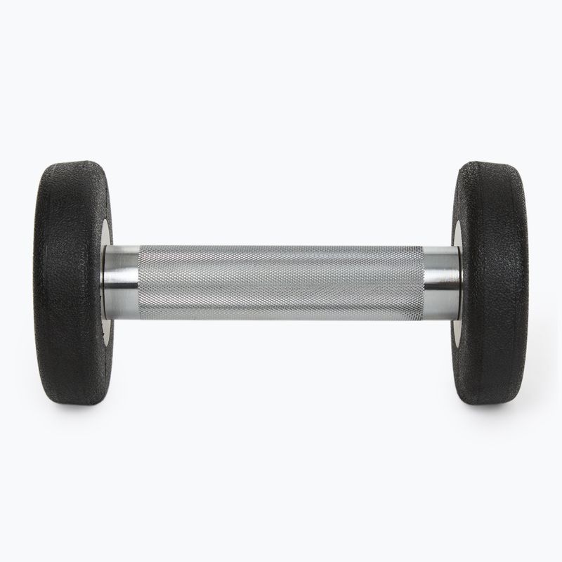 Gantera din fontă cauciucată XTREXO Pro 2 kg black 7