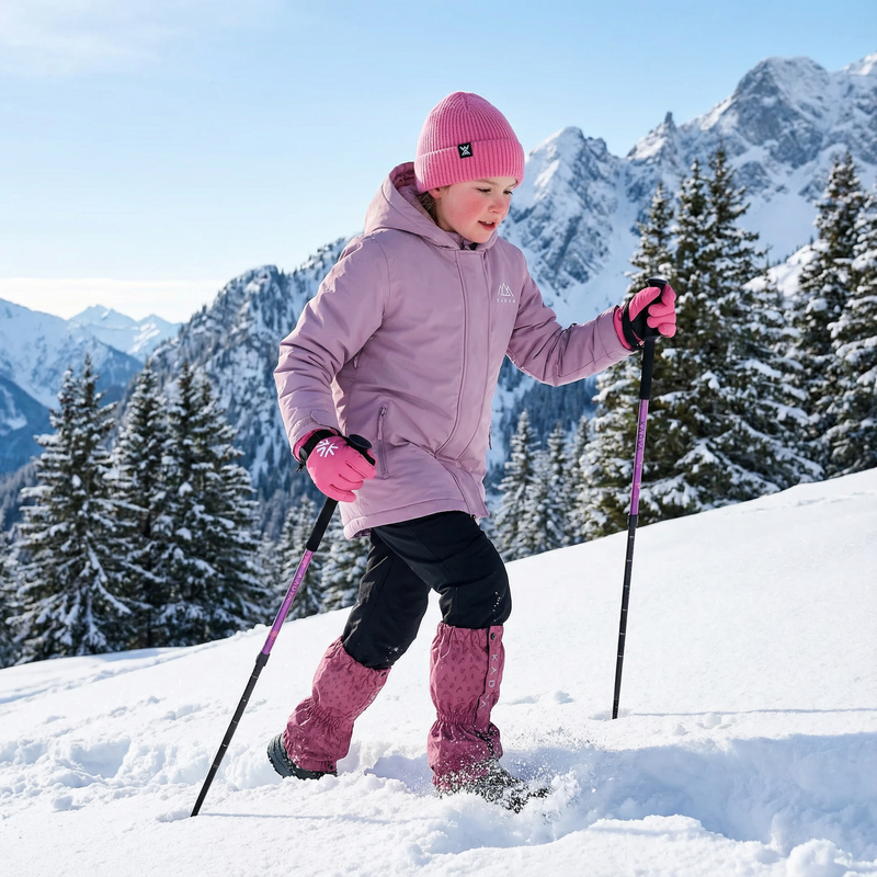 Bețe de trekking pentru copii KADVA Kidd roz 2
