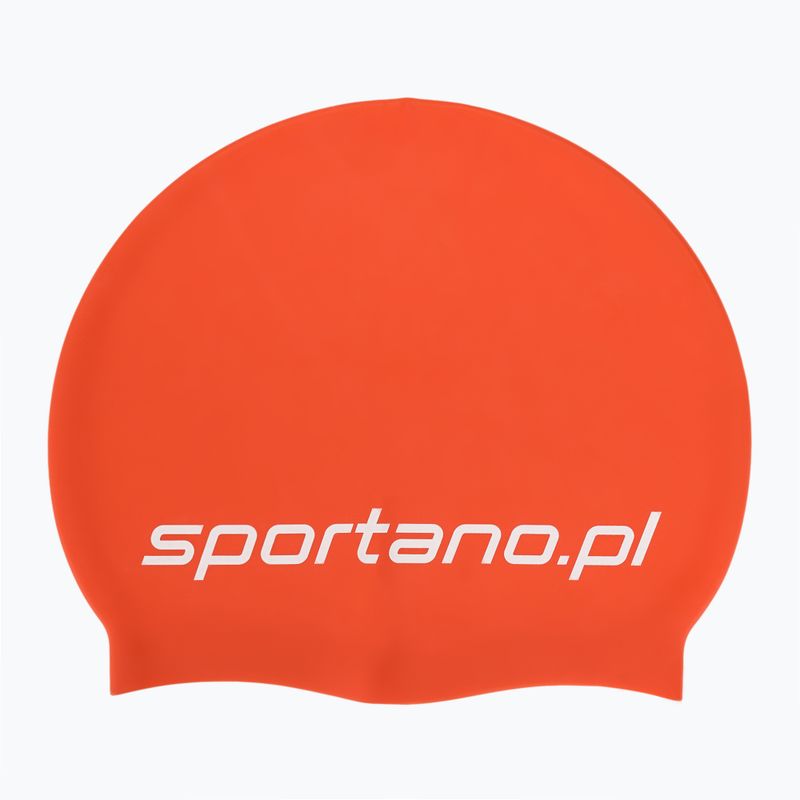 Cască înot SPORTANO silicone orange 2