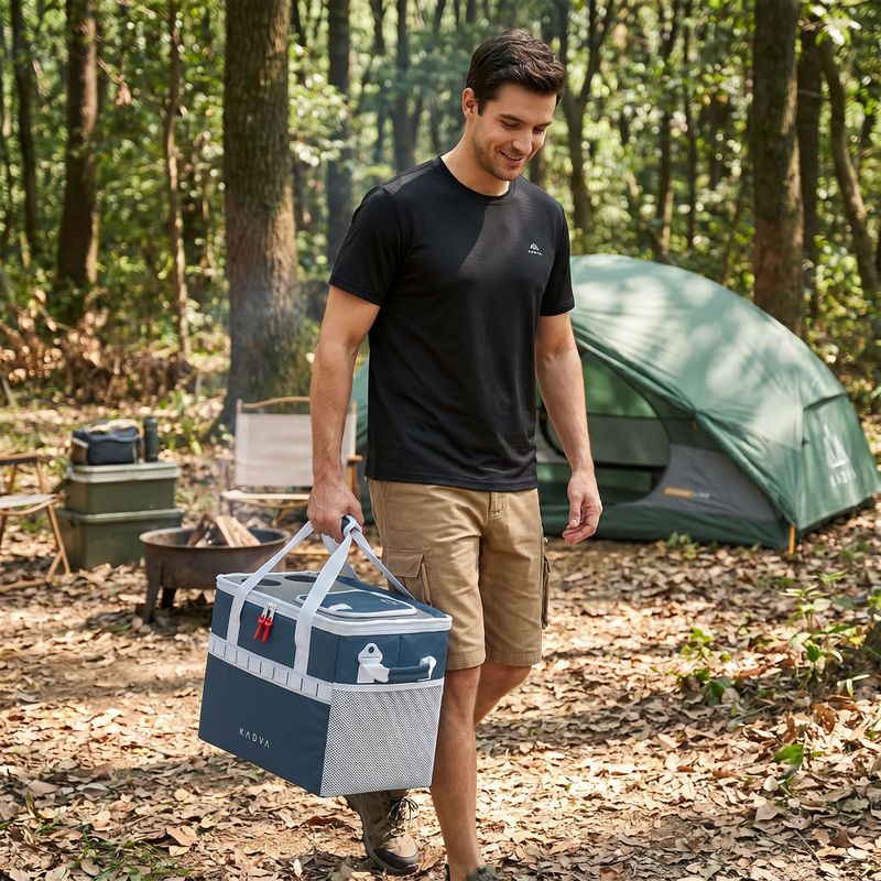 Frigider de camping KADVA foldable into Picnicer 30 l navy blue 15