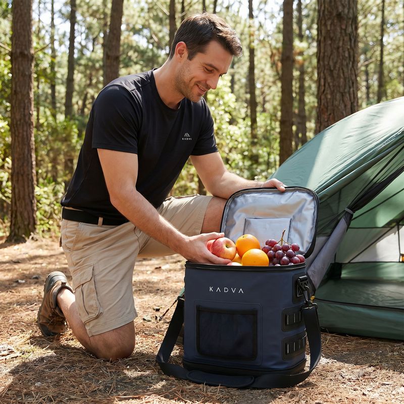Frigider de camping KADVA flat Reducer 17 l navy blue 11