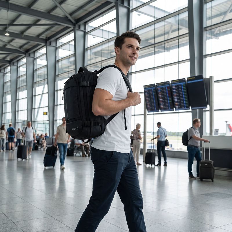 Rucsac vid de cabină KADVA ARTravel 22 l negru 5