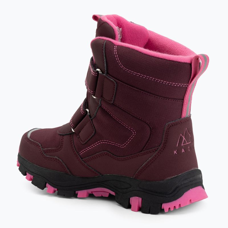 Cizme de zăpadă pentru copii KADVA Snowey Mid WP roz 9