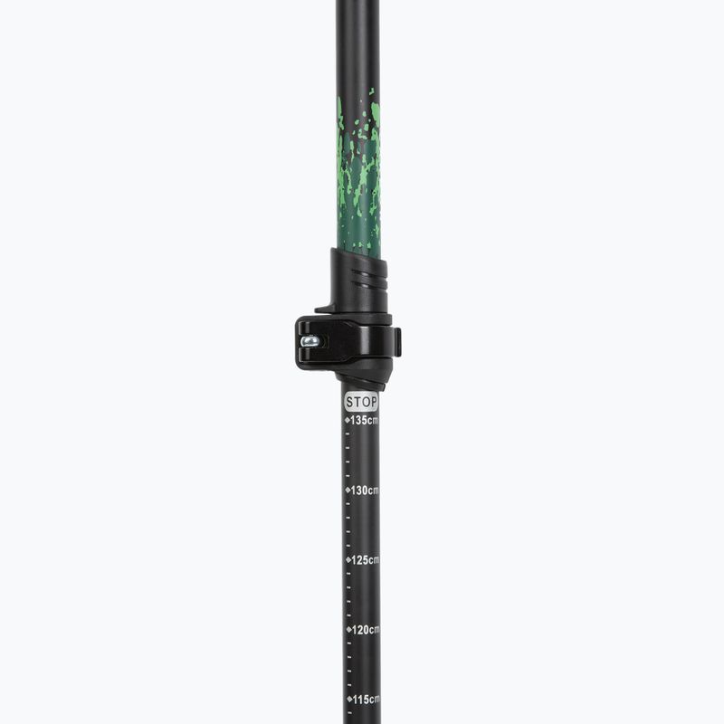 Bețe de trekking KADVA Torre reglabile din carbon verde 4